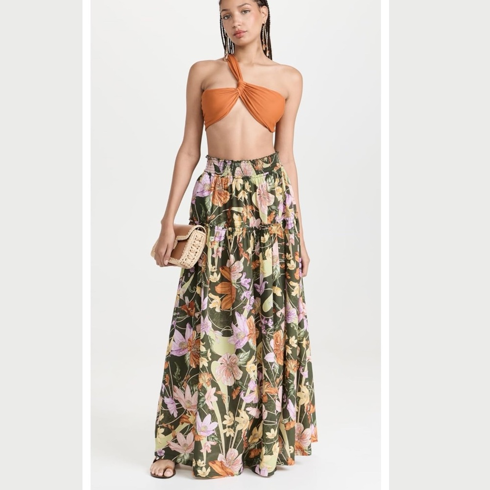 Agua Bendita Floral Jenna Maxi Skirt